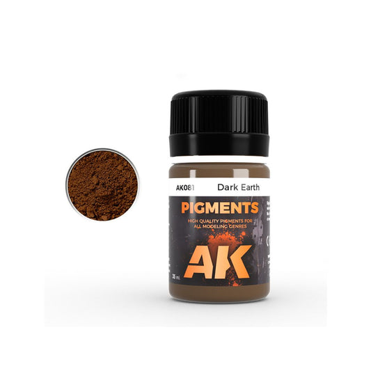 AK Interactive Pigments AK081 - Dark Earth 35ml