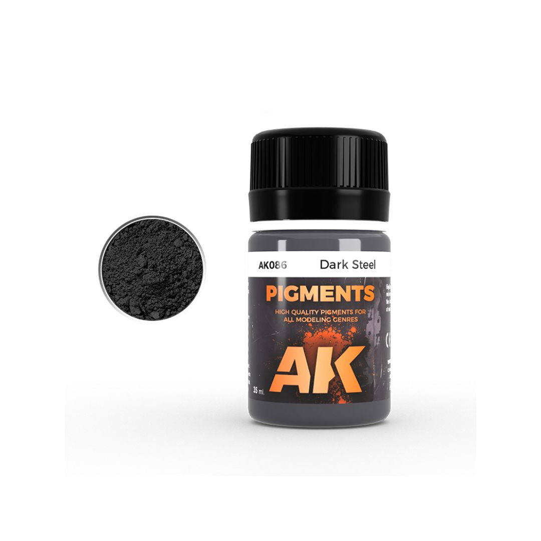 AK Interactive Pigments AK086 - Dark Steel 35ml