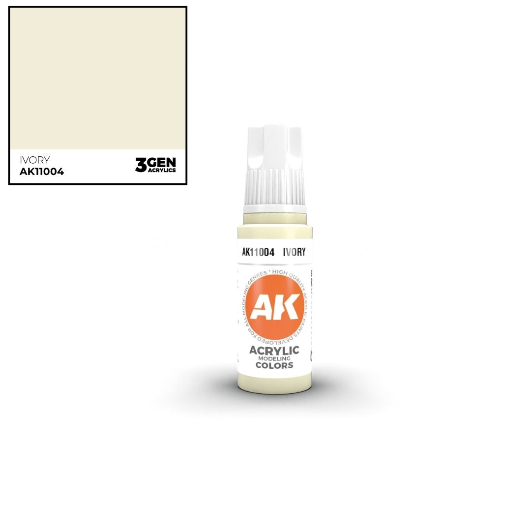 AK Interactive 3 Gen Acrylics AK11004 Ivory 17ml