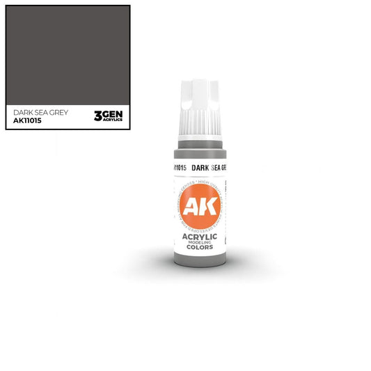 AK Interactive 3 Gen Acrylics AK11015 Dark Sea Grey 17ml