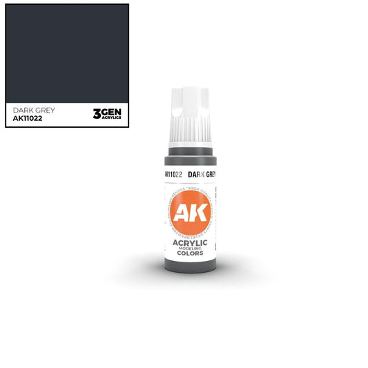 AK Interactive 3 Gen Acrylics AK11022 Dark Grey 17ml