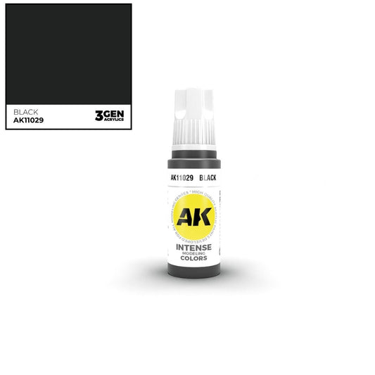AK Interactive 3 Gen Acrylics AK11029 Black 17ml