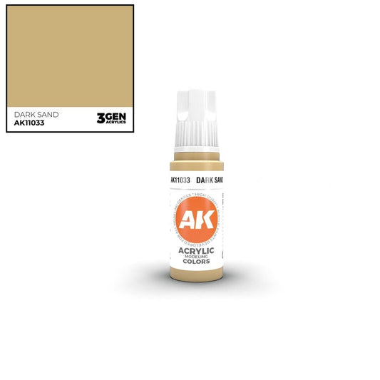 AK Interactive 3 Gen Acrylics AK11033 Dark Sand 17ml