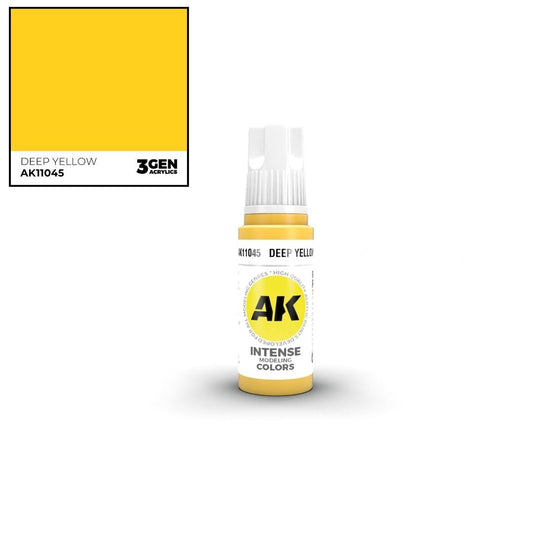 AK Interactive 3 Gen Acrylics AK11045 Deep Yellow 17ml