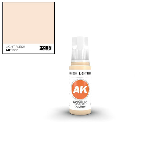 AK Interactive 3 Gen Acrylics AK11050 Light Flesh 17ml