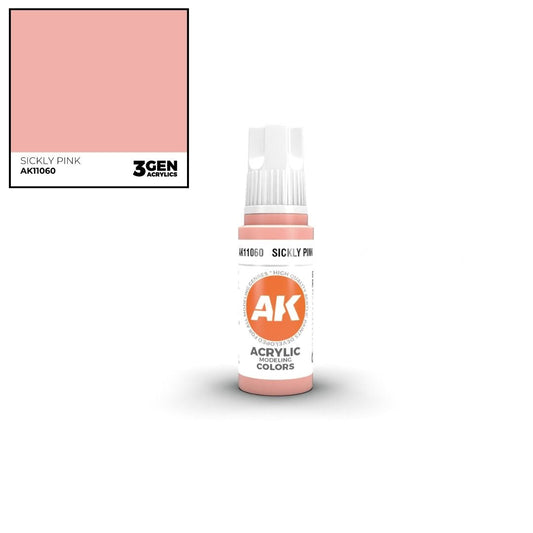 AK Interactive 3 Gen Acrylics AK11060 Sickly Pink 17ml