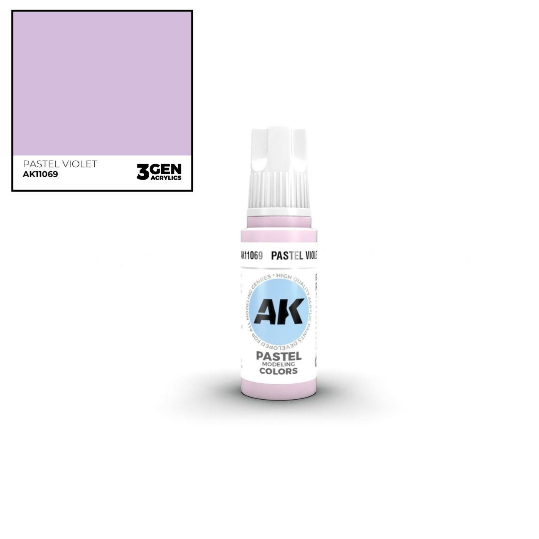 AK Interactive 3 Gen Acrylics AK11069 Pastel Violet 17ml
