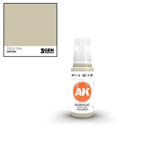 AK Interactive 3 Gen Acrylics AK11114 Deck Tan 17ml