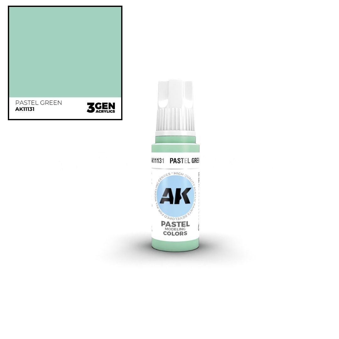 AK Interactive 3 Gen Acrylics AK11131 Pastel Green 17ml