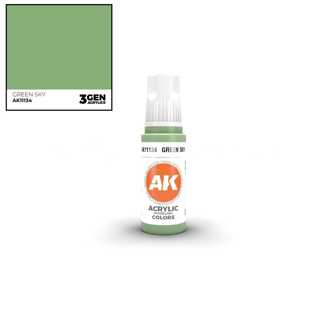 AK Interactive 3 Gen Acrylics AK11134 Green Sky 17ml