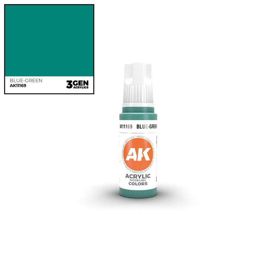 AK Interactive 3 Gen Acrylics AK11169 Blue-Green 17ml