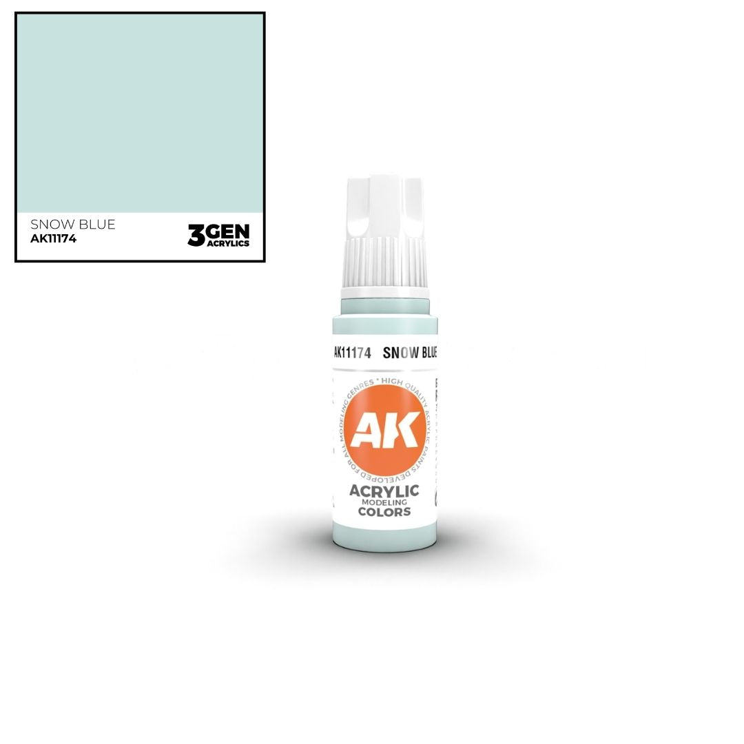 AK Interactive 3 Gen Acrylics AK11174 Snow Blue 17ml