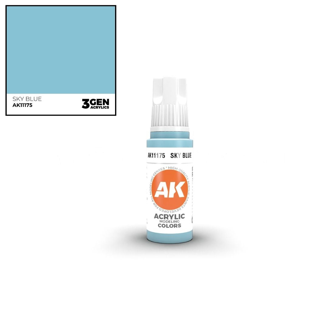 AK Interactive 3 Gen Acrylics AK11175 Sky Blue 17ml