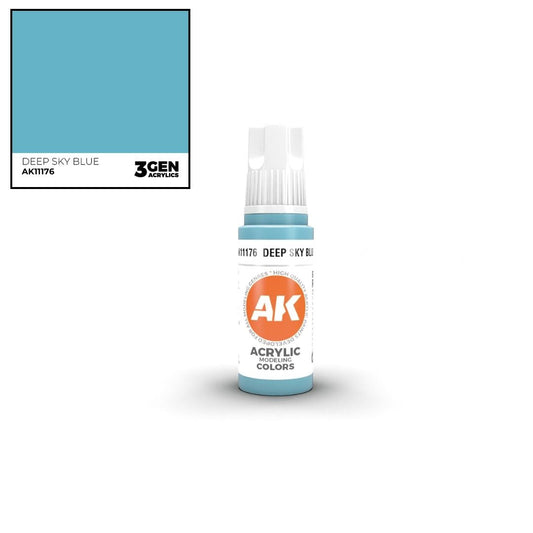 AK Interactive 3 Gen Acrylics AK11176 Deep Sky Blue 17ml