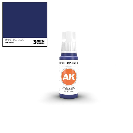 AK Interactive 3 Gen Acrylics AK11180 Imperial Blue 17ml