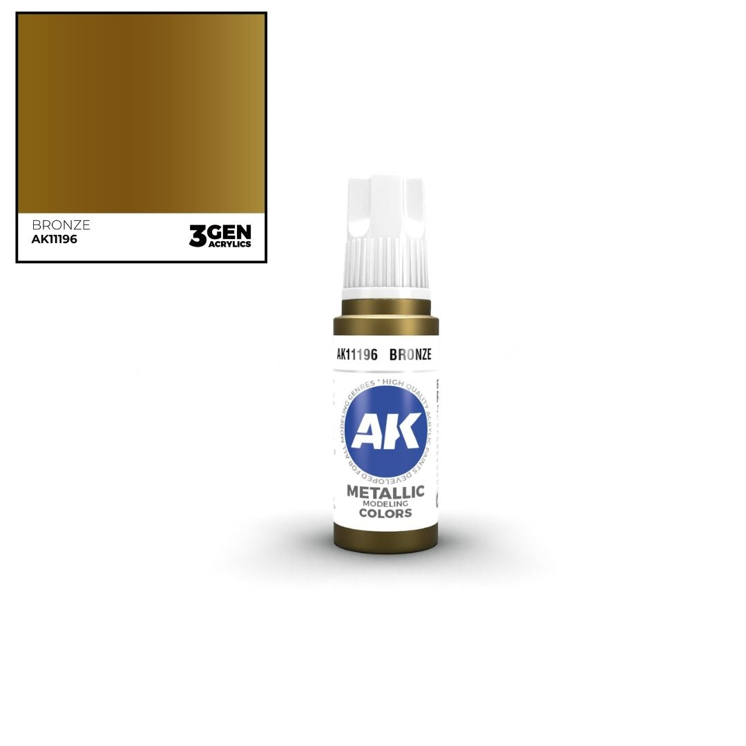 AK Interactive 3 Gen Acrylics AK11196 Bronze 17ml