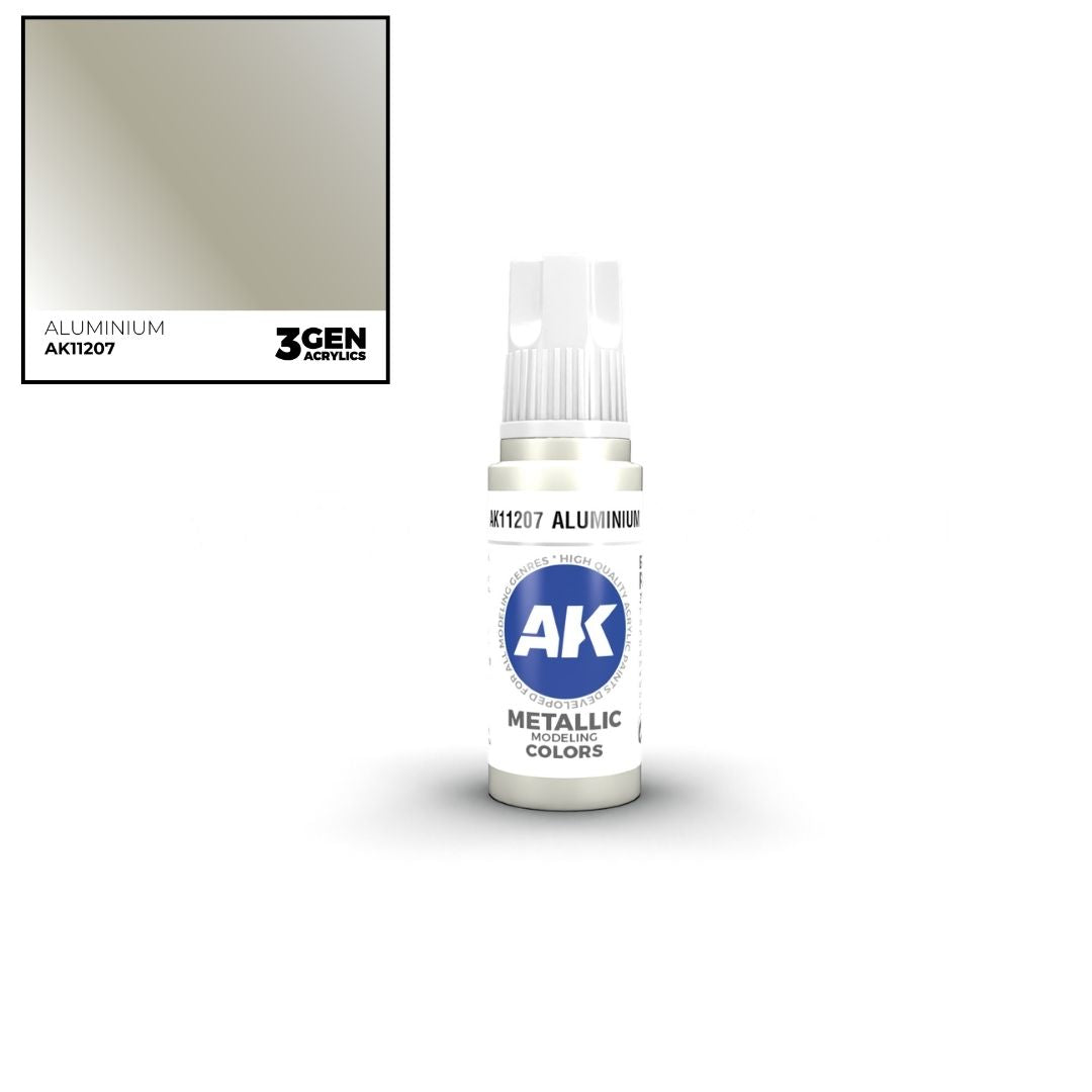 AK Interactive 3 Gen Acrylics AK11207 Aluminium 17ml