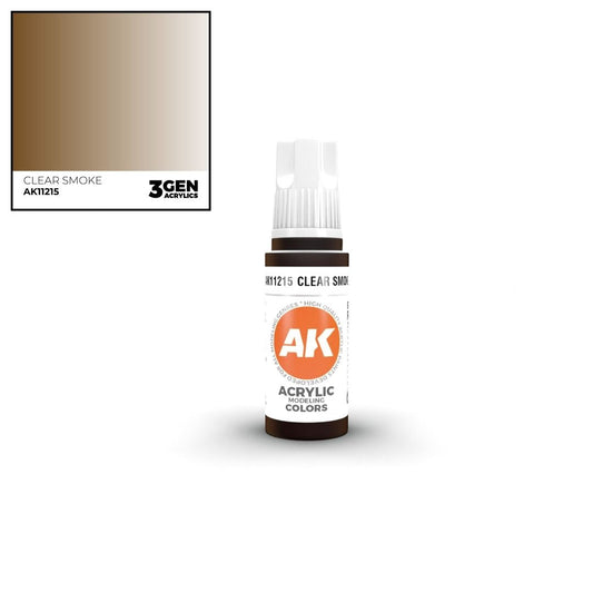 AK Interactive 3 Gen Acrylics AK11215 Clear Smoke 17ml