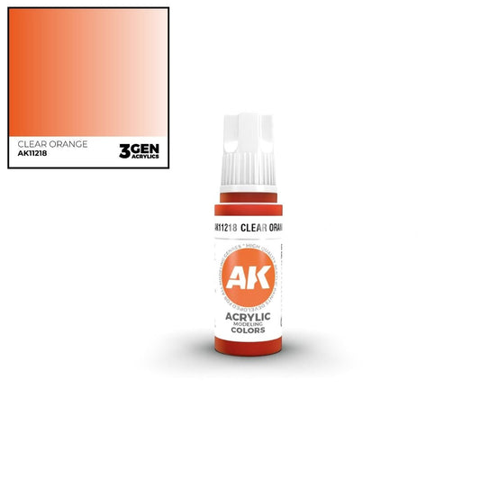 AK Interactive 3 Gen Acrylics AK11218 Clear Orange 17ml