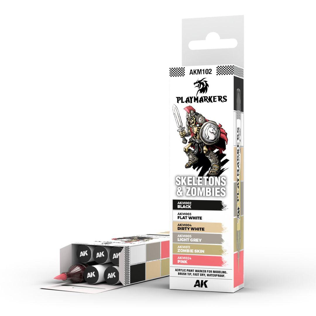 AK Interactive Playmarkers Set AKM102 - Skeletons & Zombies