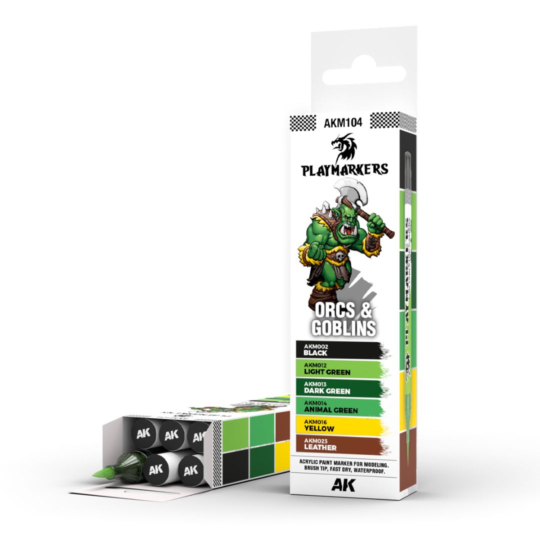 AK Interactive Playmarkers Set AKM104 - Orcs & Goblins