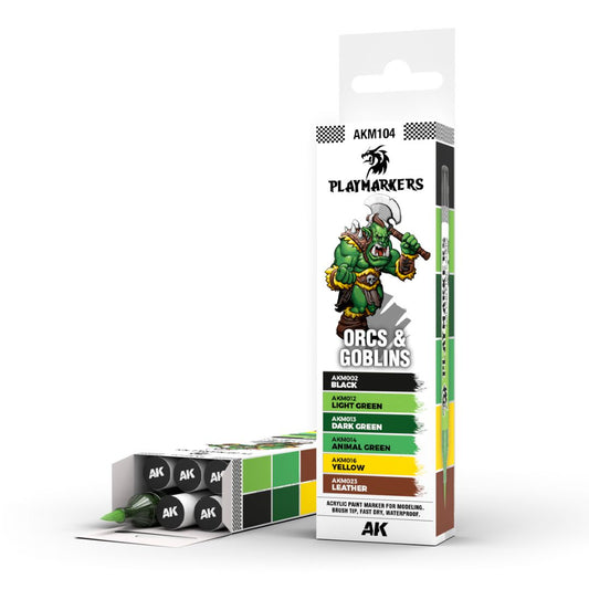 AK Interactive Playmarkers Set AKM104 - Orcs & Goblins