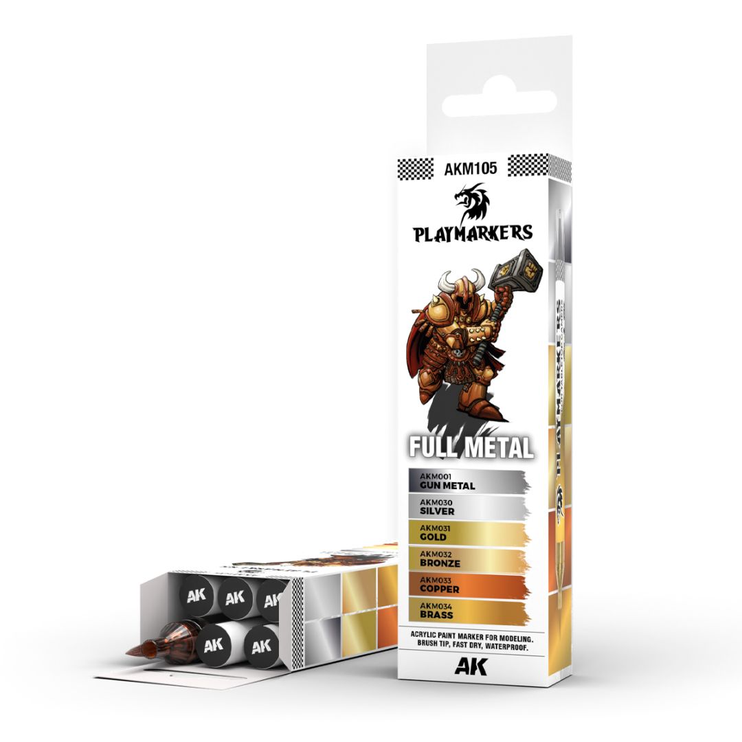 AK Interactive Playmarkers Set AKM105 - Full Metal