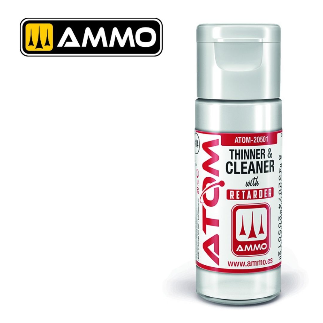 ATOM-20501 ATOM Thinner and Cleaner with Retarder 20ml