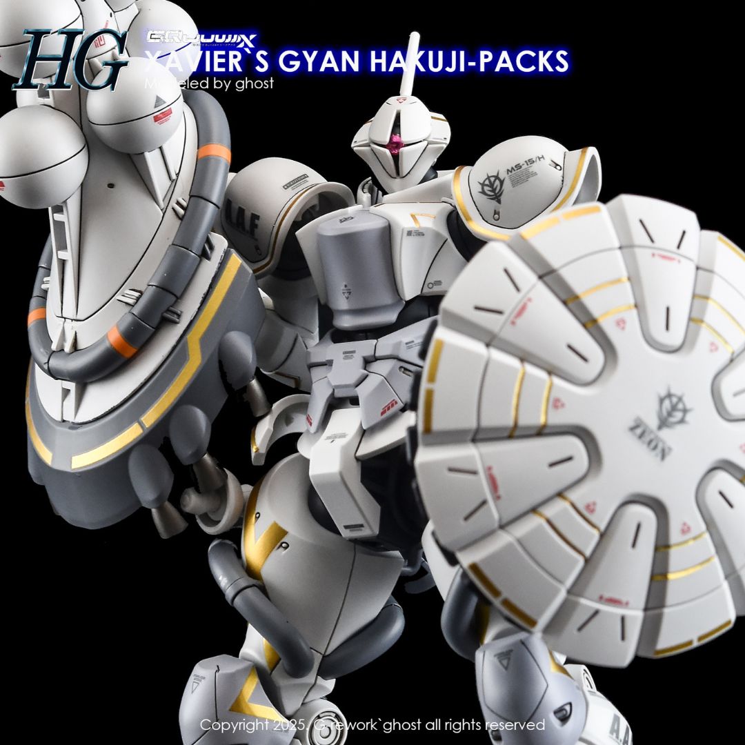 G-Rework Decal - [HG] GQUUUUUUX MS-15/H XAVIER'S GYAN HAKUJI-PACKS