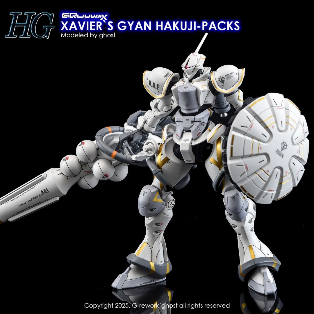 G-Rework Decal - [HG] GQUUUUUUX MS-15/H XAVIER'S GYAN HAKUJI-PACKS