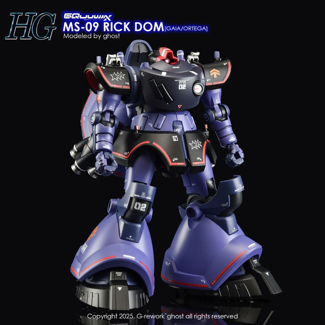 G-Rework Decal - [HG] GQUUUUUUX MS-09 RICK DOM (GAIA/ORTEGA)