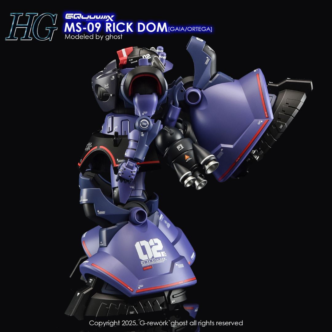 G-Rework Decal - [HG] GQUUUUUUX MS-09 RICK DOM (GAIA/ORTEGA)