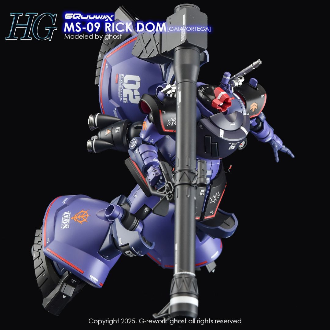 G-Rework Decal - [HG] GQUUUUUUX MS-09 RICK DOM (GAIA/ORTEGA)