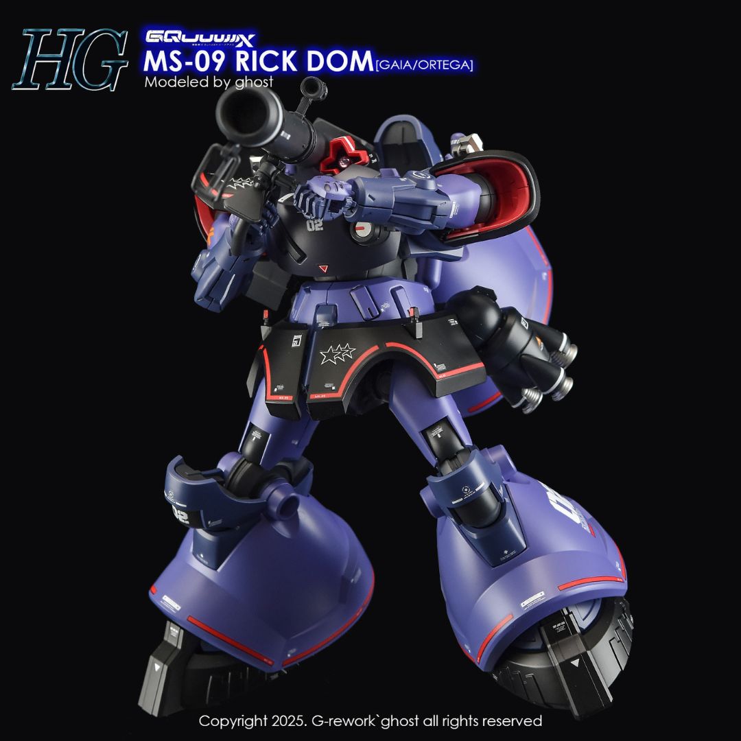 G-Rework Decal - [HG] GQUUUUUUX MS-09 RICK DOM (GAIA/ORTEGA)