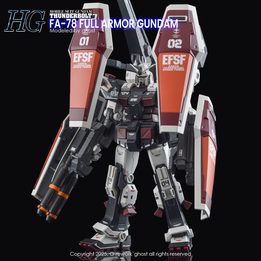 G-Rework Decal - [HG] FA-78 FULL ARMOR GUNDAM THUNDERBOLT VER.