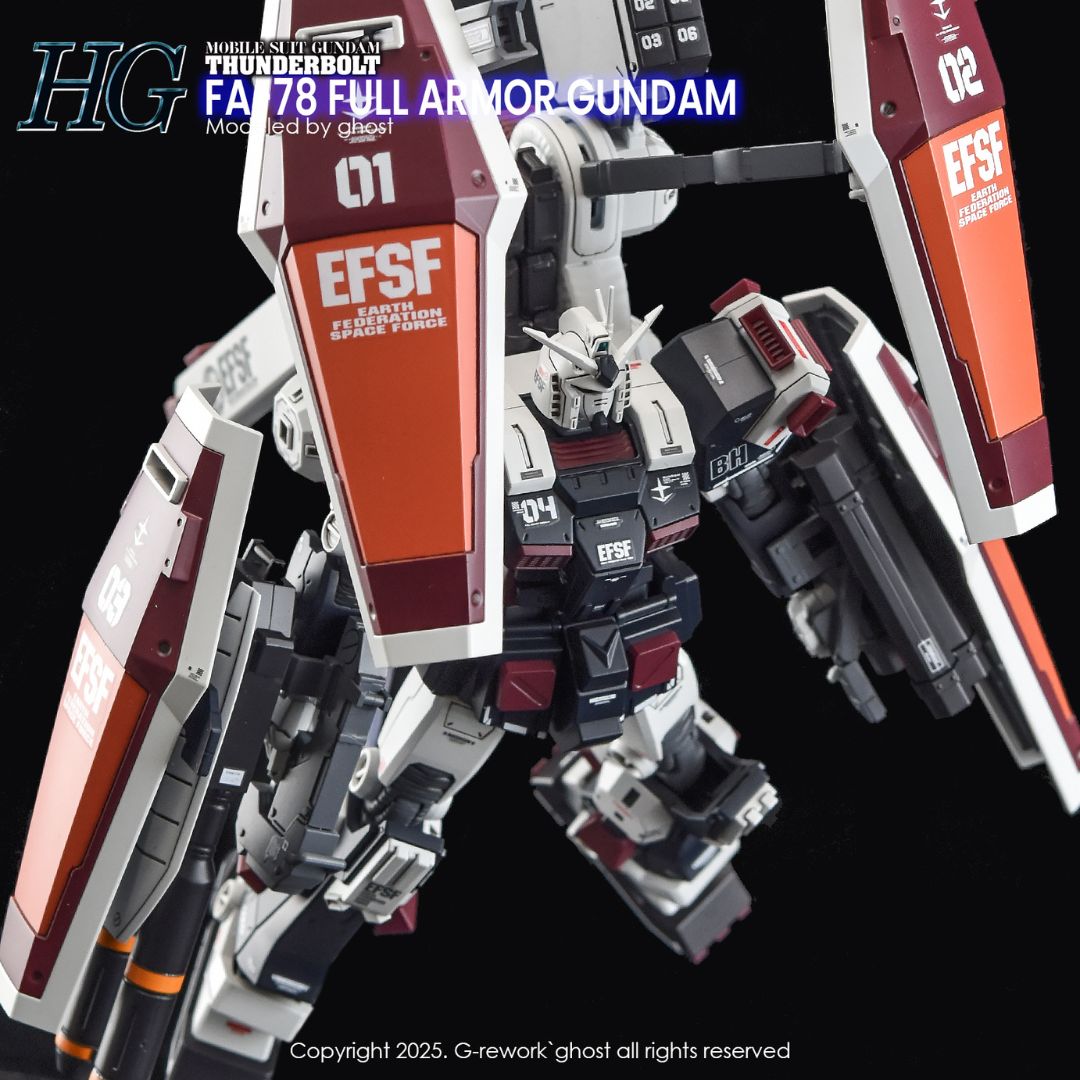 G-Rework Decal - [HG] FA-78 FULL ARMOR GUNDAM THUNDERBOLT VER.