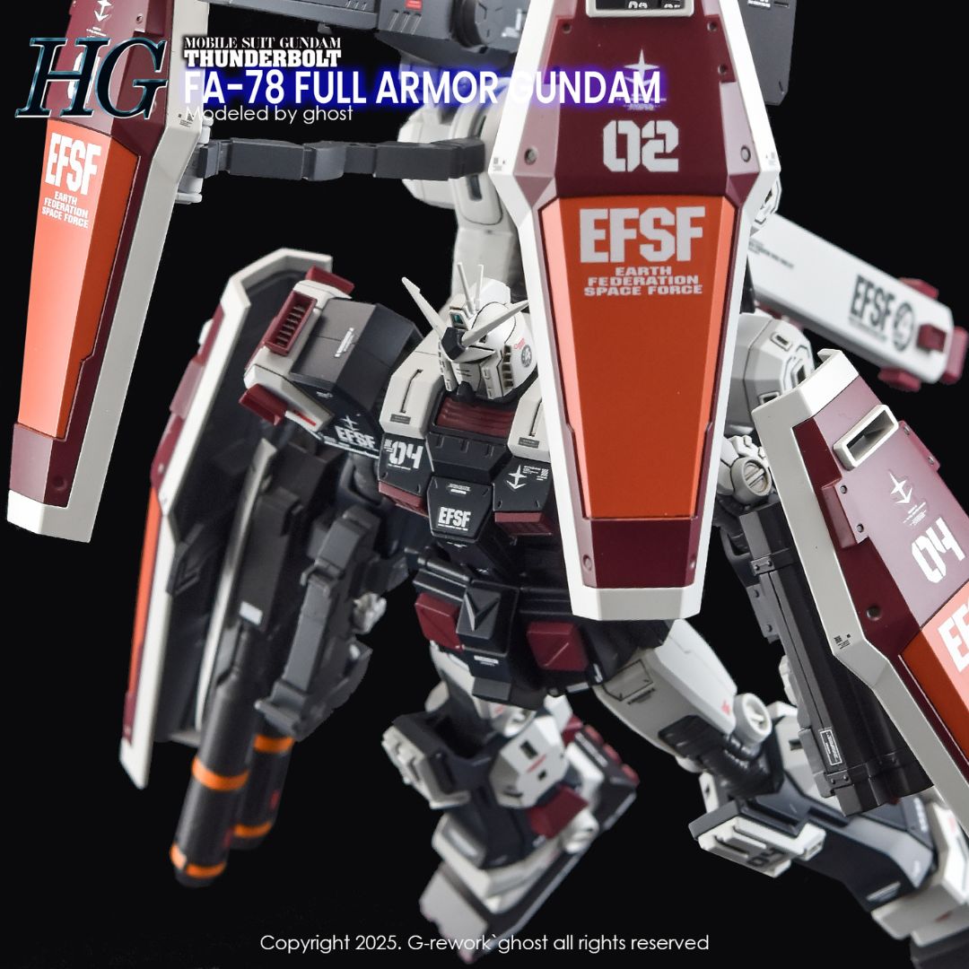 G-Rework Decal - [HG] FA-78 FULL ARMOR GUNDAM THUNDERBOLT VER.