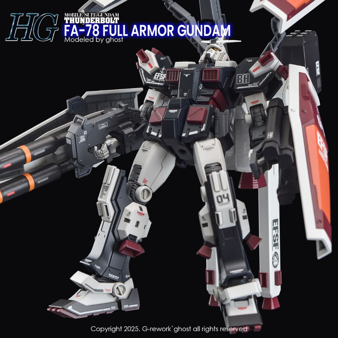 G-Rework Decal - [HG] FA-78 FULL ARMOR GUNDAM THUNDERBOLT VER.