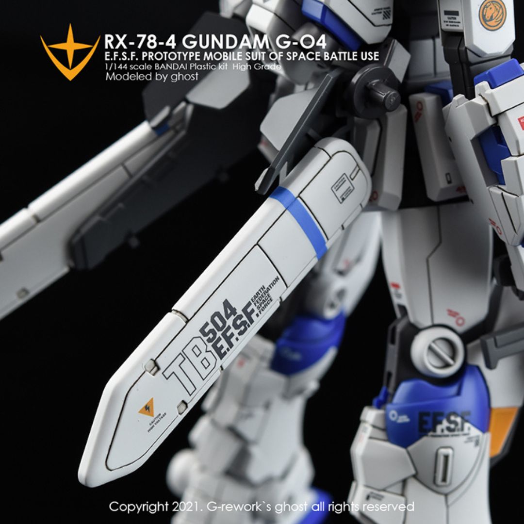 G-Rework Decal - [HG] RX-78-04/05 FULL SET
