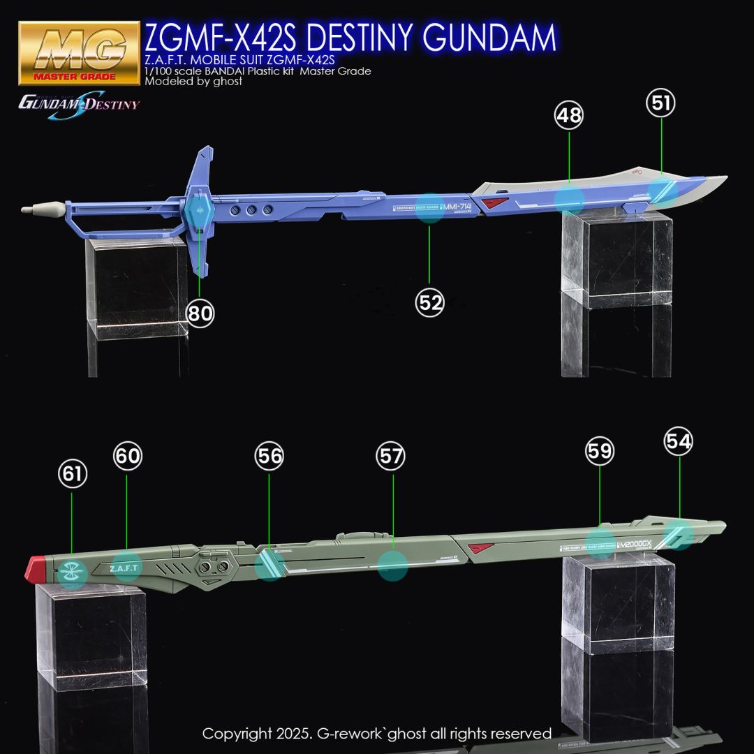 G-Rework Decal - [MG] [SEED] ZGMF-X42S DESTINY GUNDAM