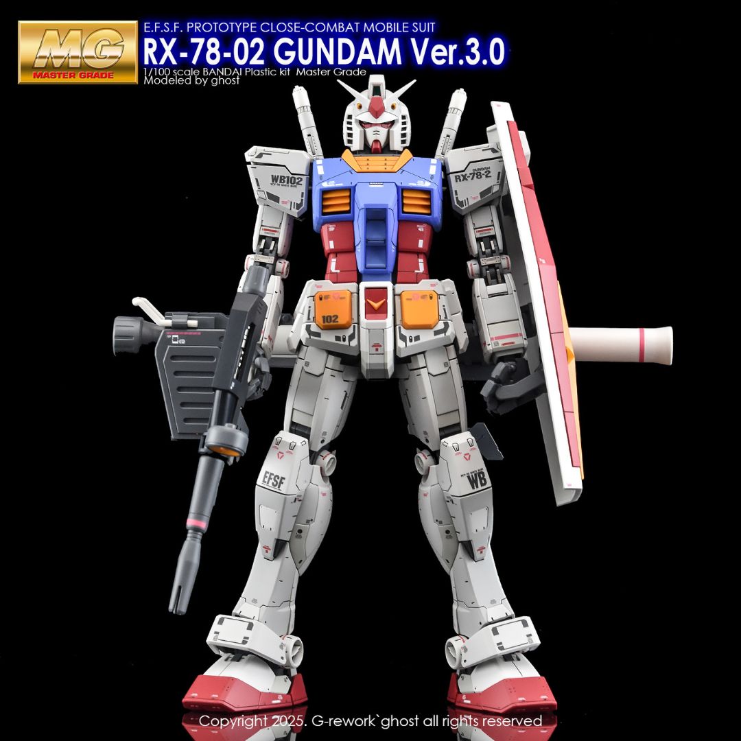 G-Rework Decal - [MG] RX-78-2 GUNDAM 3.0