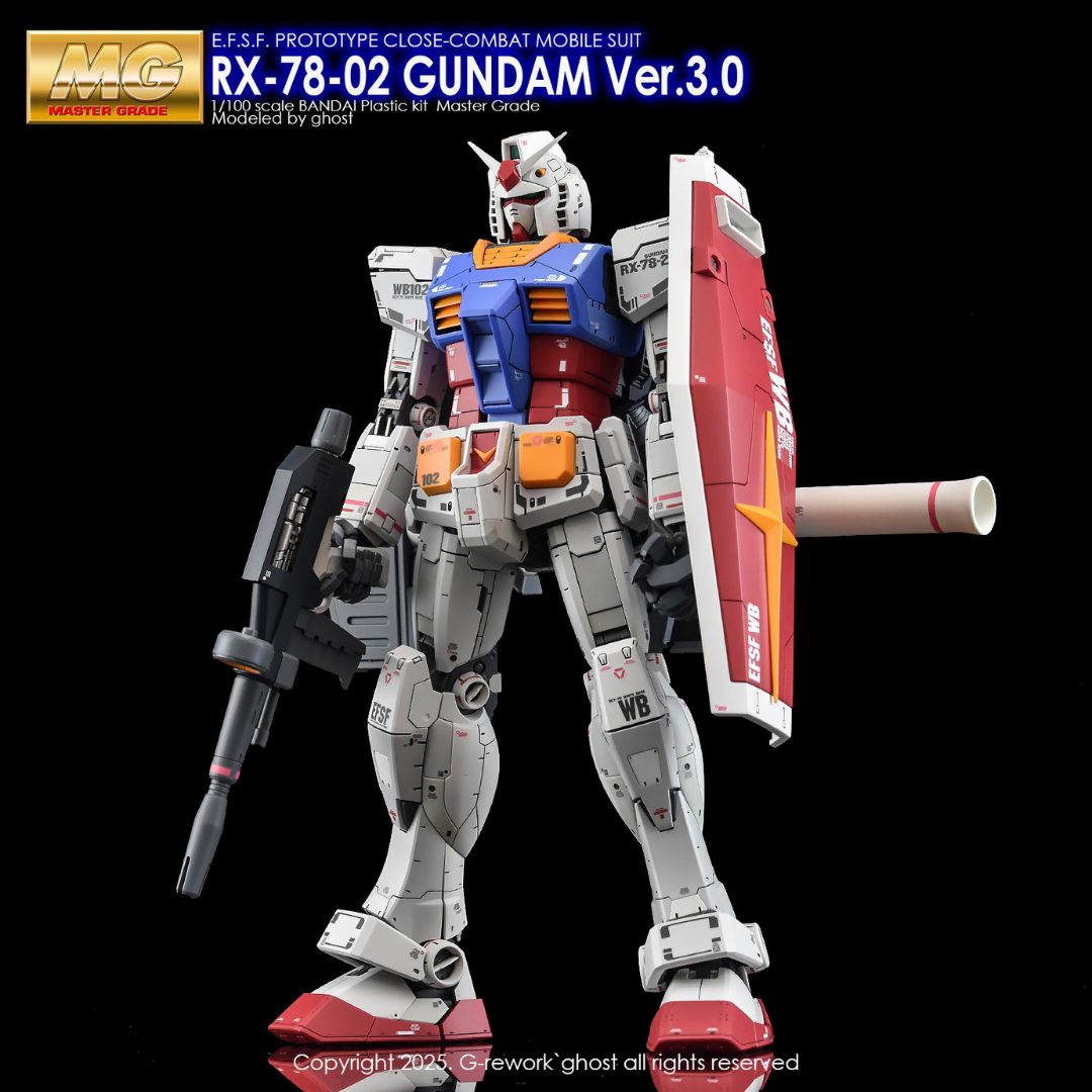 G-Rework Decal - [MG] RX-78-2 GUNDAM 3.0