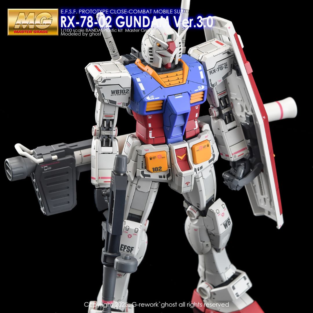 G-Rework Decal - [MG] RX-78-2 GUNDAM 3.0