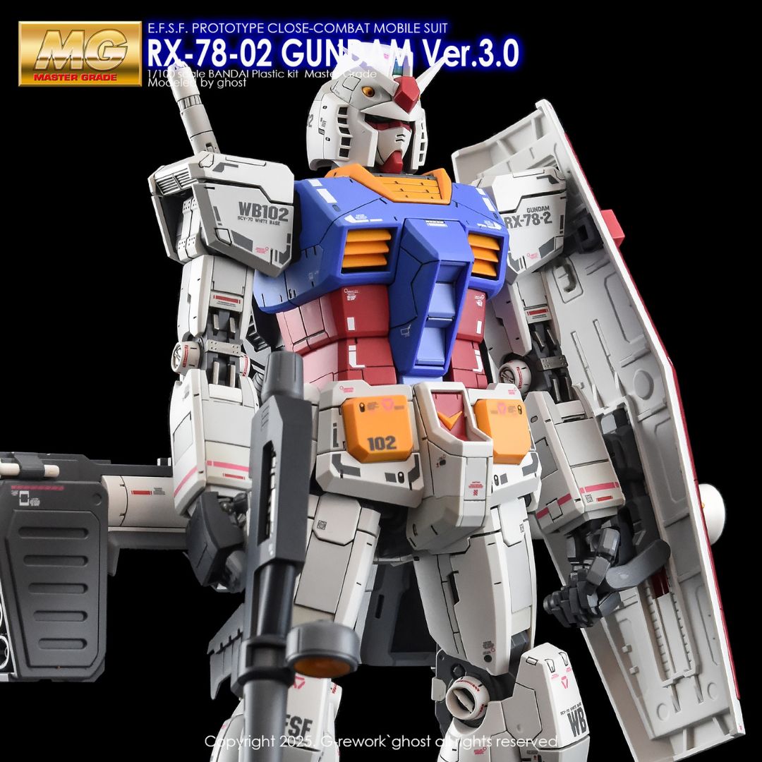 G-Rework Decal - [MG] RX-78-2 GUNDAM 3.0