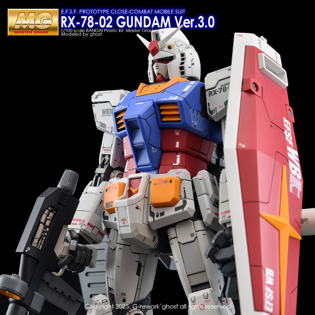 G-Rework Decal - [MG] RX-78-2 GUNDAM 3.0