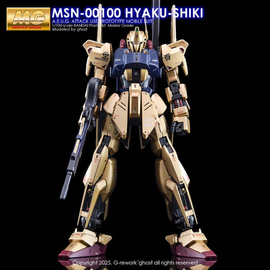 G-Rework Decal - [MG] MSN-00100 HYAKU-SHIKI VER 2.0