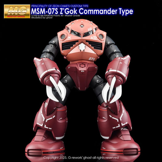 G-Rework Decal - [MG] MSM-07S Z'GOK GOMMANDER TYPE
