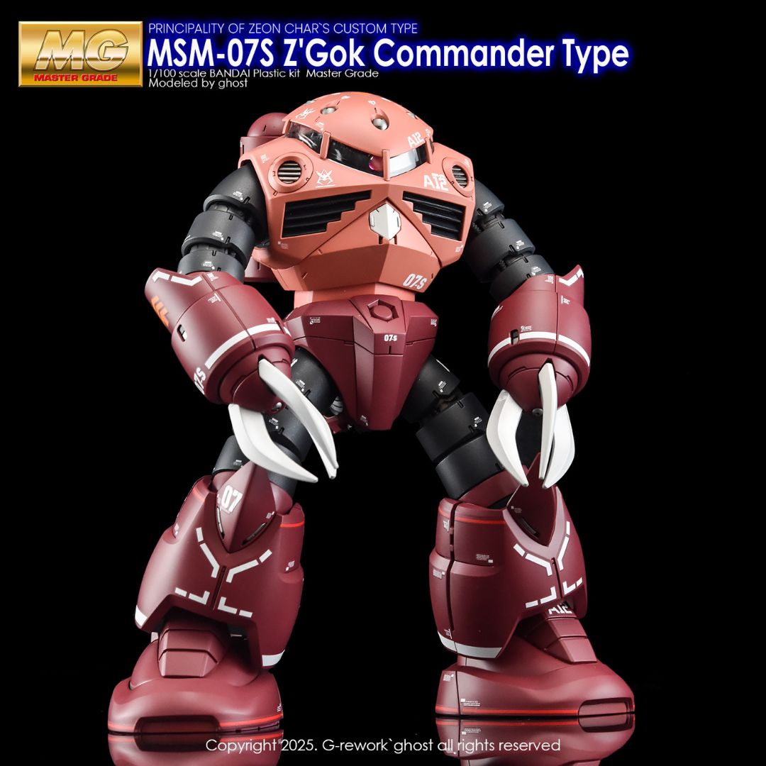 G-Rework Decal - [MG] MSM-07S Z'GOK GOMMANDER TYPE
