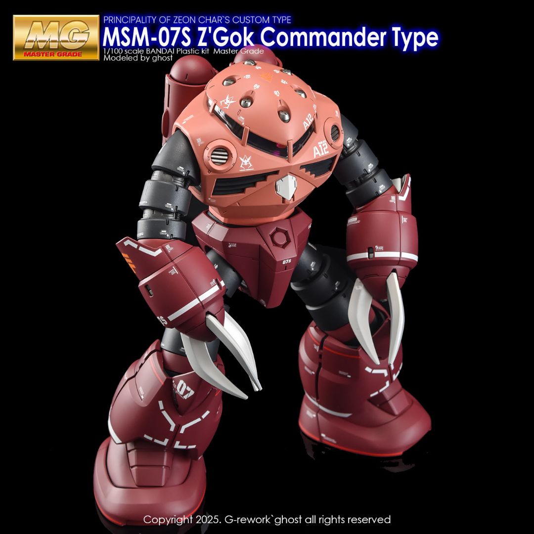 G-Rework Decal - [MG] MSM-07S Z'GOK GOMMANDER TYPE