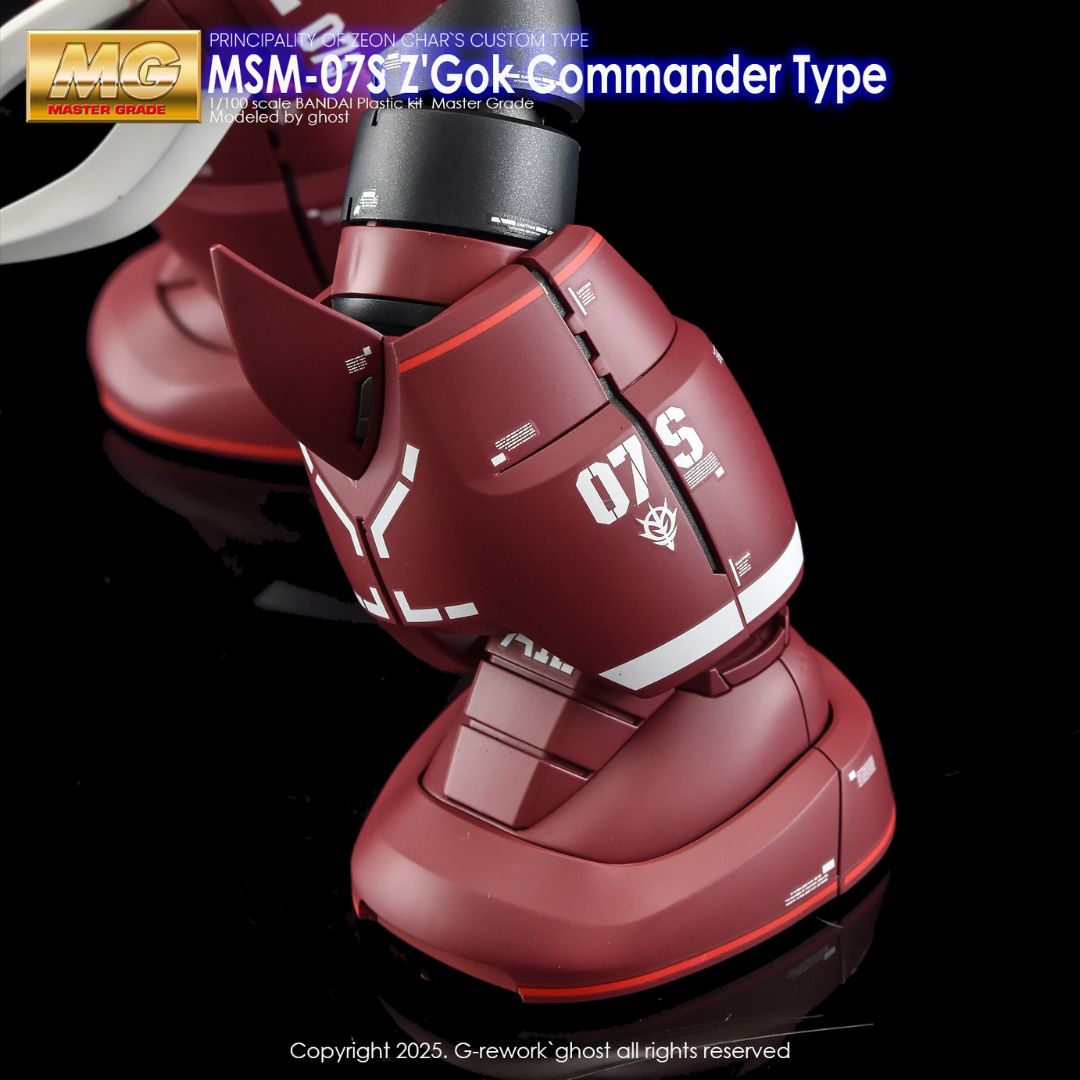 G-Rework Decal - [MG] MSM-07S Z'GOK GOMMANDER TYPE